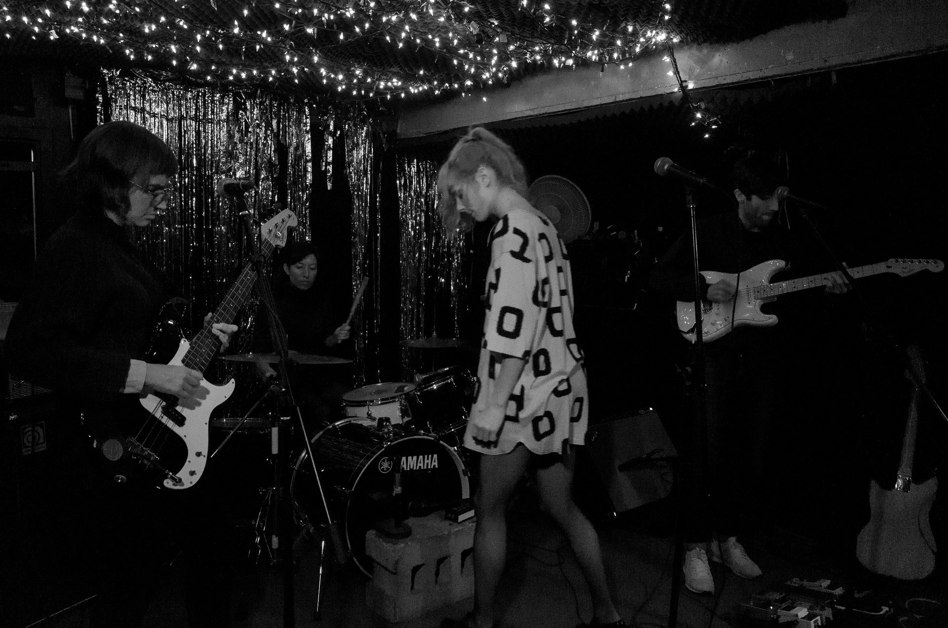 This is a photo of me performing with my first band, WALL. It was taken at Cake Shop, an iconic NYC music venue located in the LES, which closed in December 2016.